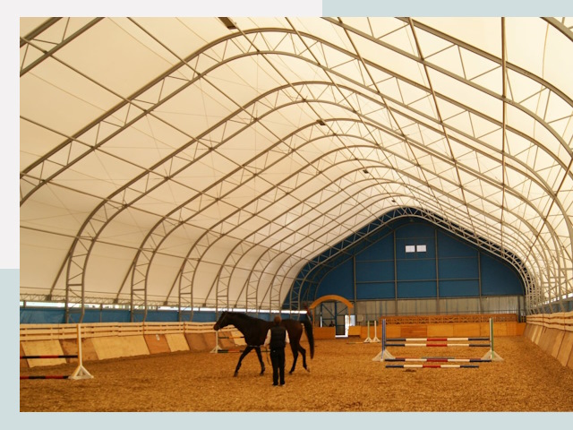 Строительство конных манежей в Дивногорске