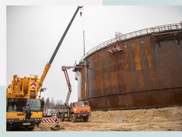 Монтаж резервуаров в Дивногорске от 607 руб. за м³