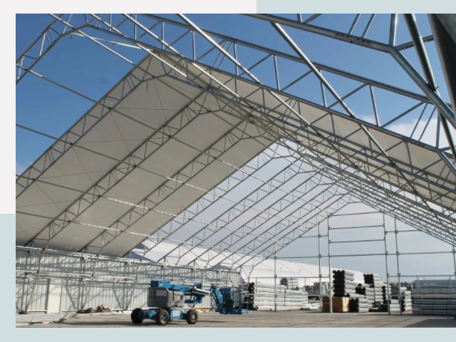 Каркасно-тентовые сооружения от СтальСтрой-Двн по цене 607 руб.