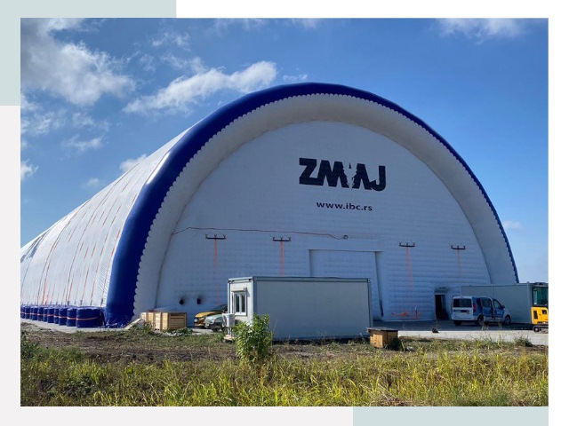 Брендирование ангаров в Дивногорске