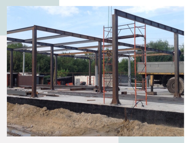 Фундамент для ангаров в Дивногорске