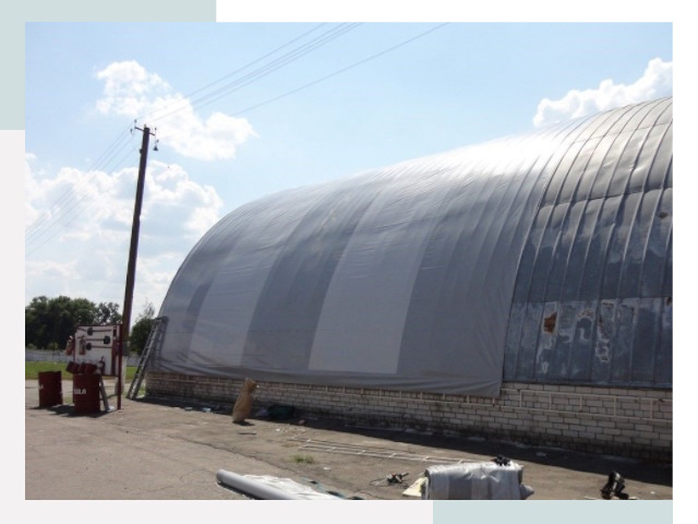 Ремонт ангаров в Дивногорске