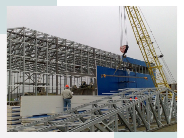 Монтаж ангаров в Дивногорске