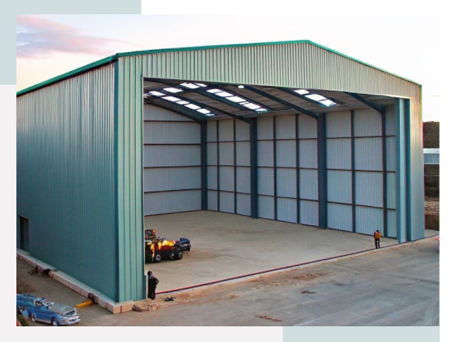 Строительство ангаров в Дивногорске